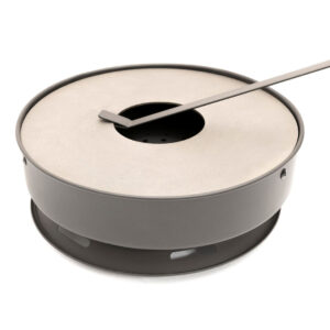 Onyx Mesa Table Fire Pit/Grill Black