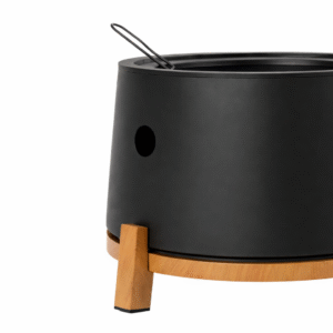 Empress Pellet Firepit Black